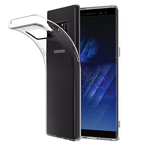 ebestStar - Hülle für Samsung Galaxy Note 8 Note8, Silikon Handyhülle Cover, Klar TPU Schutzhülle, Slim Handy Case, Transparent von ebestStar