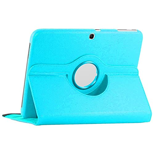ebestStar - Hülle für Samsung Galaxy Tab 3 10.1 GT-P5210, 10 P5200 P5220, Drehbar Schutzhülle, PU-Lederhülle, Rotierende Ständer Etui, Rotating Case Cover, Blau von ebestStar