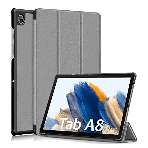 ebestStar - Hülle für Samsung Galaxy Tab A8 10.5 SM-X200 X205 (2021), Slim Smart Cover (Ultra Dünn), Schutzhülle Etui, Ständer Case Cover, Grau von ebestStar