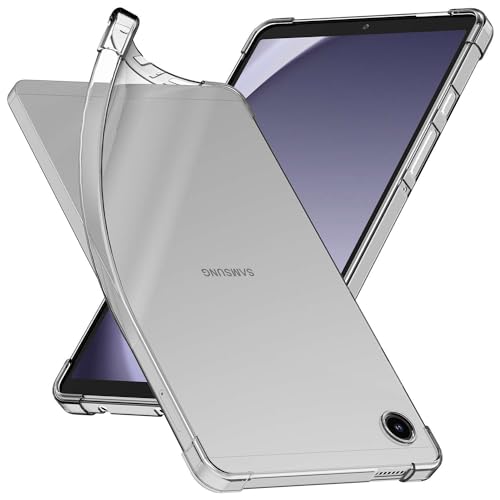 ebestStar - Hülle für Samsung Galaxy Tab A9 8.7 SM-X110 (2023), Silikon Handyhülle, Klar TPU Schutzhülle, verstärkten Rändern und Ecken, Transparent von ebestStar