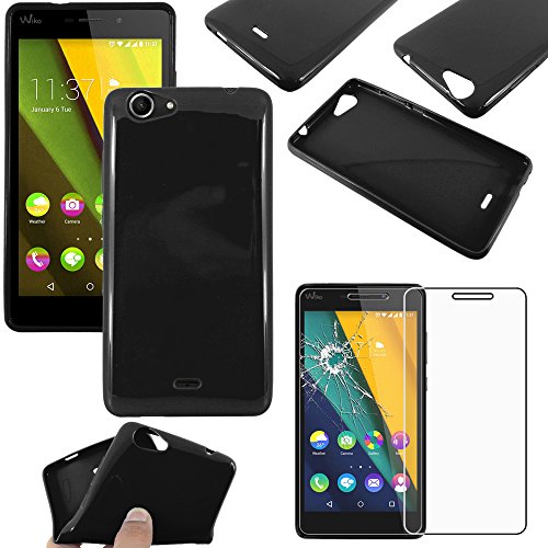 ebestStar - Hülle für Wiko Pulp Fab 4G, Silikon Handyhülle Cover, TPU Schutzhülle, Slim Handy Case, Schwarz + Panzer Schutz Glas ebestStar - Hülle für Wiko Pulp Fab 4G, Silikon Handyhülle Cover, TPU Schutzhülle, Slim Handy Case, Schwarz + Panzer Schutz Glas von ebestStar