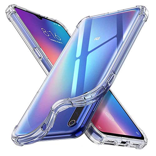 ebestStar - Hülle für Xiaomi Mi 9, Silikon Handyhülle, Klar TPU Schutzhülle, verstärkten Rändern und Ecken, Transparent von ebestStar