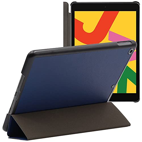 ebestStar - Hülle für iPad 10.2 (2019, 2020, 2021), Slim Smart Cover (Ultra Dünn), Schutzhülle Etui, Ständer Case Cover, Dunkelblau von ebestStar