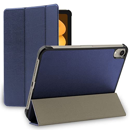 ebestStar - Hülle für iPad Mini 2021 8.3'' (6 gen), Slim Smart Cover (Ultra Dünn), Schutzhülle Etui, Ständer Case Cover, Dunkelblau von ebestStar