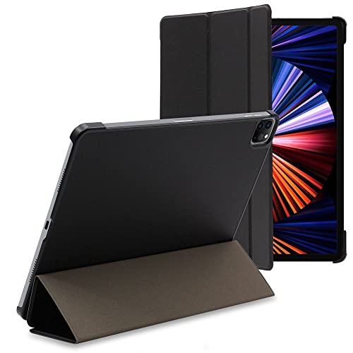 ebestStar - Hülle für iPad Pro 12.9 M1 2021 2020, Slim Smart Cover (Ultra Dünn), Schutzhülle Etui, Ständer Case Cover, Schwarz von ebestStar