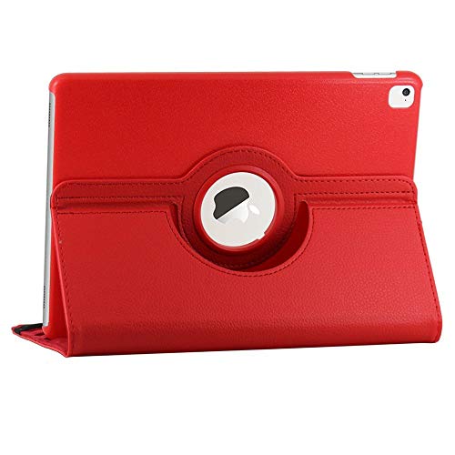 ebestStar - Hülle für iPad Pro 9.7 (2016), Drehbar Schutzhülle, PU-Lederhülle, Rotierende Ständer Etui, Rotating Case Cover, Rot von ebestStar