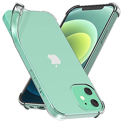 ebestStar - Hülle für iPhone 12 Mini, Silikon Handyhülle, Klar TPU Schutzhülle, verstärkten Rändern und Ecken, Transparent ebestStar - Hülle für iPhone 12 Mini, Silikon Handyhülle, Klar TPU Schutzhülle, verstärkten Rändern und Ecken, Transparent von ebestStar