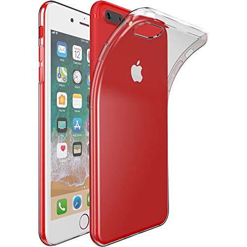 ebestStar - Hülle für iPhone 7 Plus iPhone 8 Plus, Silikon Handyhülle Cover, Klar TPU Schutzhülle, Slim Handy Case, Transparent von ebestStar