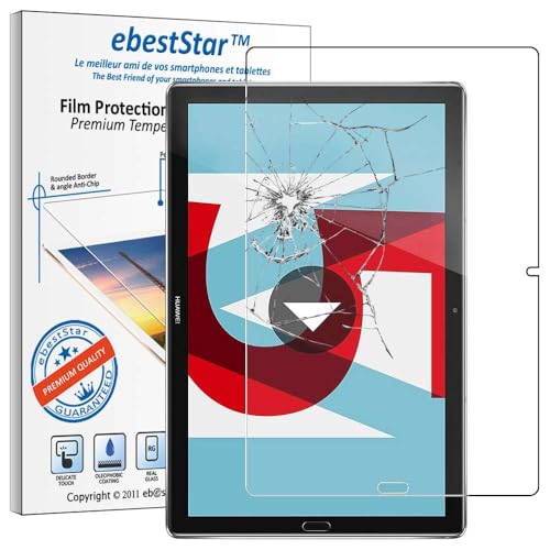 ebestStar - kompatibel mit Huawei MediaPad M5 10.8 Panzer Schutz Glas Tablet 10.8 Schutzfolie, 9H gehärte Schutzglas, HD Displayschutz, Ultrabeständig von ebestStar