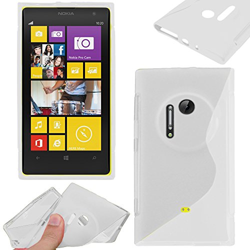 ebestStar - kompatibel mit Nokia Lumia 1020 Hülle Flex Silikongel Handyhülle, Klar TPU Schutzhülle, S-line, Weiss ebestStar - kompatibel mit Nokia Lumia 1020 Hülle Flex Silikongel Handyhülle, Klar TPU Schutzhülle, S-line, Weiss von ebestStar