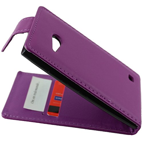 ebestStar - kompatibel mit Nokia Lumia 735 Hülle Lumia 730 dual Etui mit Klappe, PU Kunstleder Handyhülle Schutzhülle Case Cover, Lila + Panzer Schutz Glas ebestStar - kompatibel mit Nokia Lumia 735 Hülle Lumia 730 dual Etui mit Klappe, PU Kunstleder Handyhülle Schutzhülle Case Cover, Lila + Panzer Schutz Glas von ebestStar