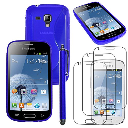 ebestStar - kompatibel mit Samsung Galaxy Trend Hülle S7560, S Duos S7562 Flex Silikongel Handyhülle, Klar TPU Schutzhülle, S-line + Stift +3 Kunststofffolies, Blau ebestStar - kompatibel mit Samsung Galaxy Trend Hülle S7560, S Duos S7562 Flex Silikongel Handyhülle, Klar TPU Schutzhülle, S-line + Stift +3 Kunststofffolies, Blau von ebestStar