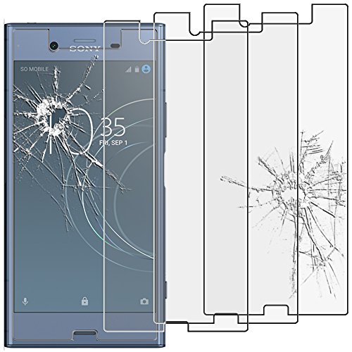 ebestStar - kompatibel mit Sony Xperia XZ1 Panzer Schutz Glas (x3 Stück) XZ1/Dual F8342 Schutzfolie, 9H gehärte Schutzglas, HD Displayschutz, Ultrabeständig von ebestStar