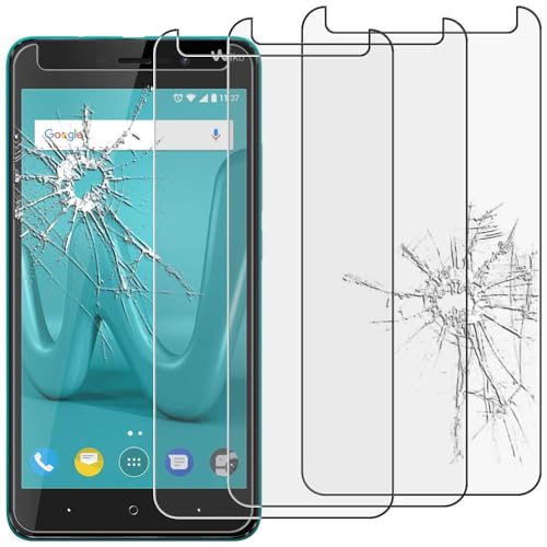 ebestStar - kompatibel mit Wiko Lenny 4 Plus Panzer Schutz Glas (x3 Stück) Schutzfolie, 9H gehärte Schutzglas, HD Displayschutz, Ultrabeständig von ebestStar