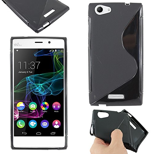 ebestStar - kompatibel mit Wiko Ridge Fab 4G Hülle Flex Silikongel Handyhülle, Klar TPU Schutzhülle, S-line, Schwarz ebestStar - kompatibel mit Wiko Ridge Fab 4G Hülle Flex Silikongel Handyhülle, Klar TPU Schutzhülle, S-line, Schwarz von ebestStar