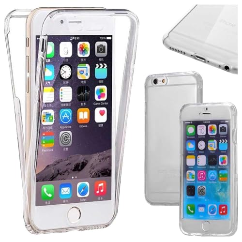 ebestStar - kompatibel mit iPhone 6 Hülle iPhone 6S Integrales Silikongel Gehäuse Handyhülle Schutzhülle Full TPU Case Cover, Transparent [iPhone: 138.1 x 67 x 6.9mm, 4.7''] von ebestStar