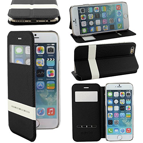 ebestStar - kompatibel mit iPhone 6 Plus Hülle iPhone 6S Plus View Case Handyhülle, Windows Schutzhülle Cover, Schwarz ebestStar - kompatibel mit iPhone 6 Plus Hülle iPhone 6S Plus View Case Handyhülle, Windows Schutzhülle Cover, Schwarz von ebestStar