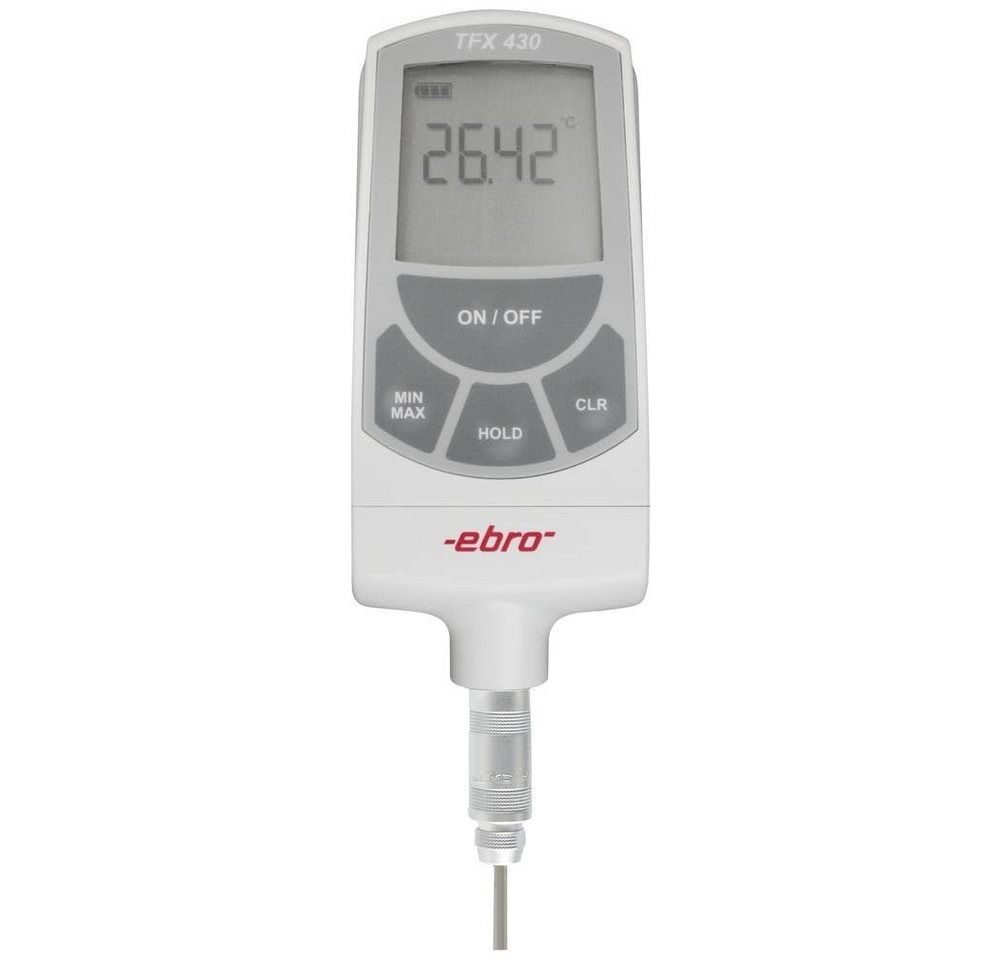 ebro Außentemperaturanzeige Präzisionsthermometer + Fühler, mit starrem Fühler ebro Außentemperaturanzeige Präzisionsthermometer + Fühler, mit starrem Fühler von ebro