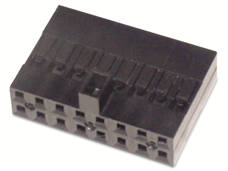 ECON CONNECT Gehäuse, 2 x 5-polig, RM 2,54 mm schwarz von econ Connect