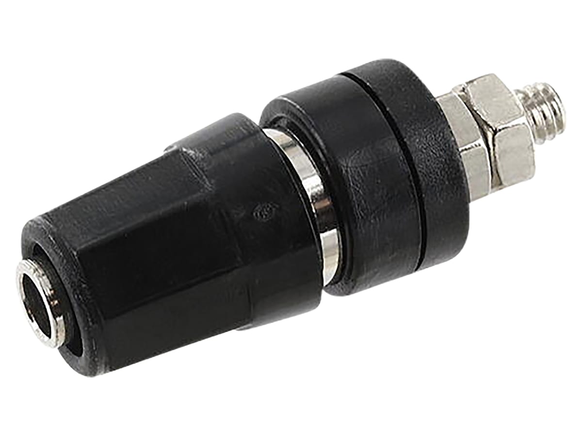 ECON CONNECT Polklemme PKI40SW, 4 mm, schwarz, isoliert von econ Connect