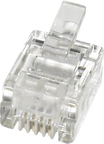 Econ Connect MPL64R Modular-Stecker MPL64R Stecker, gerade Polzahl 6P4C Klar Econ Connect MPL64R Modular-Stecker MPL64R Stecker, gerade Polzahl 6P4C Klar von econ Connect