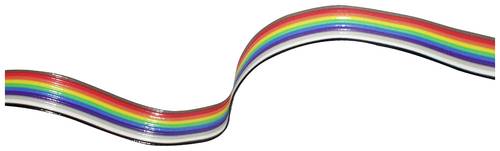 Econ connect 28AWG14F Flachbandkabel Rastermaß: 1.27mm Mehrfarbig 30.5m von econ Connect