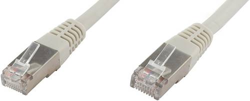 Econ connect F6TP0,25GR RJ45 Netzwerkkabel, Patchkabel CAT 6 S/FTP 0.25m Grau Paarschirm von econ Connect