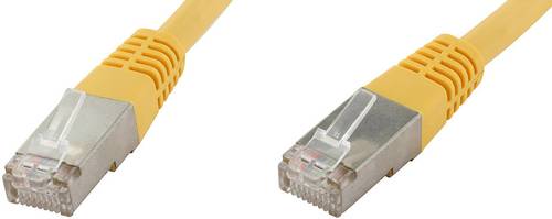 Econ connect F6TP0,5GE RJ45 Netzwerkkabel, Patchkabel CAT 6 S/FTP 0.50m Gelb Paarschirm von econ Connect