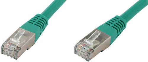 Econ connect F6TP0,5GN RJ45 Netzwerkkabel, Patchkabel CAT 6 S/FTP 0.50m Grün Paarschirm von econ Connect