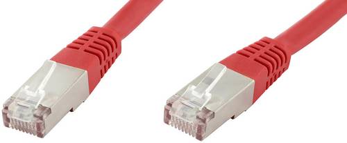 Econ connect F6TP1RT RJ45 Netzwerkkabel, Patchkabel CAT 6 S/FTP 1.00m Rot Paarschirm von econ Connect