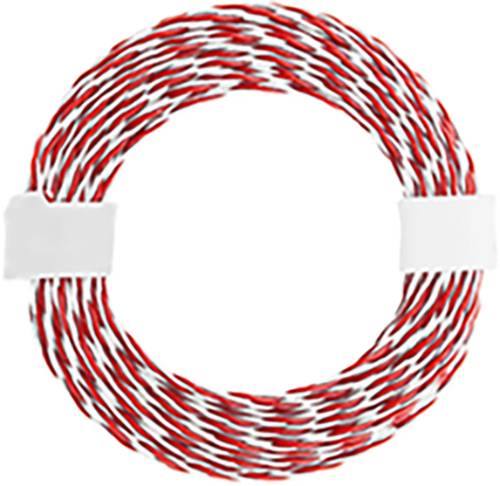 Econ connect KZL2X004RTWS10 Litze 2 x 0.04mm² Rot/Weiß 10m Econ connect KZL2X004RTWS10 Litze 2 x 0.04mm² Rot/Weiß 10m von econ Connect