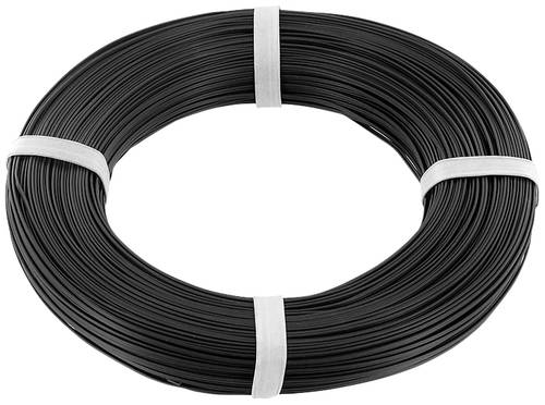 Econ connect KZL2X008SW100 Litze 2 x 0.08mm² Schwarz 100m von econ Connect