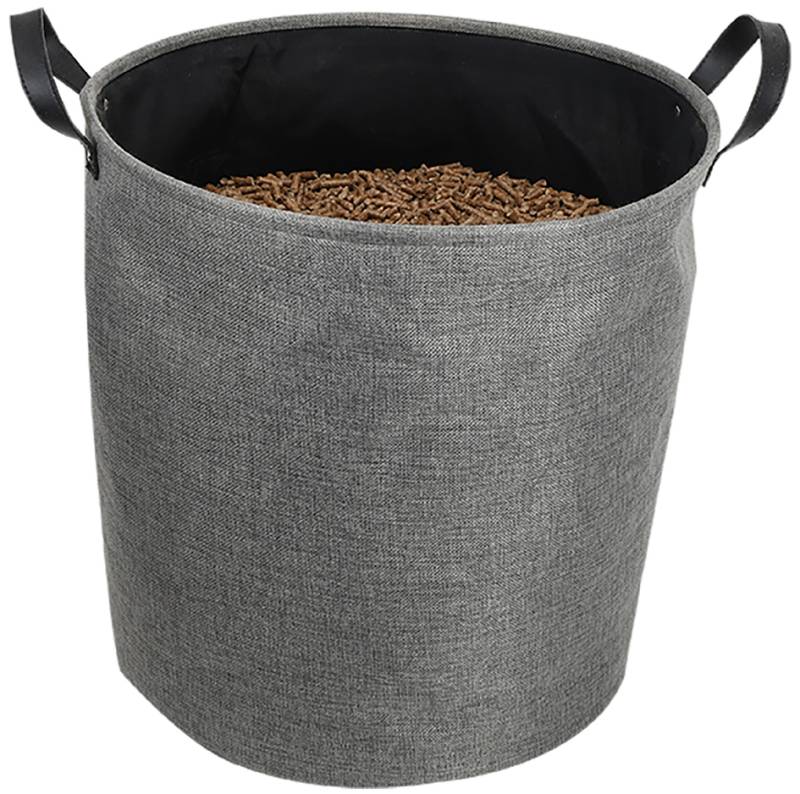 EDA Pellet-Tasche aus Filz, 60 Liter, dunkelgrau von eda