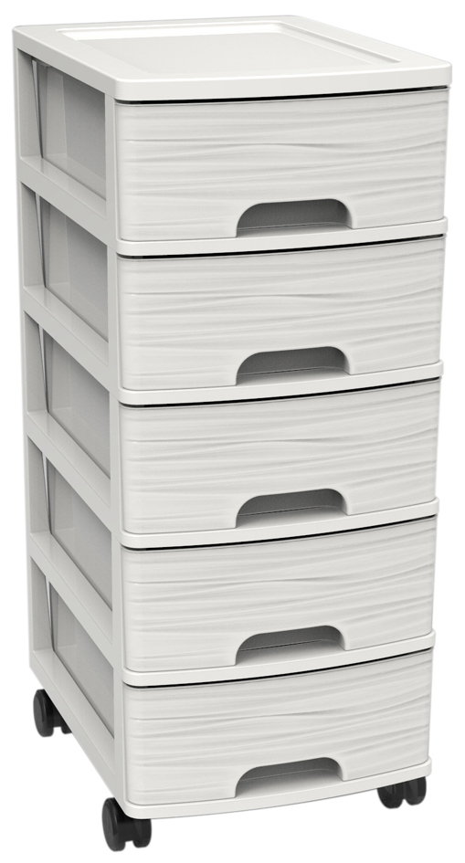EDA Schubladenboxen-Turm STONE, A4, 5 Schübe, PP, schwarz EDA Schubladenboxen-Turm STONE, A4, 5 Schübe, PP, schwarz von eda