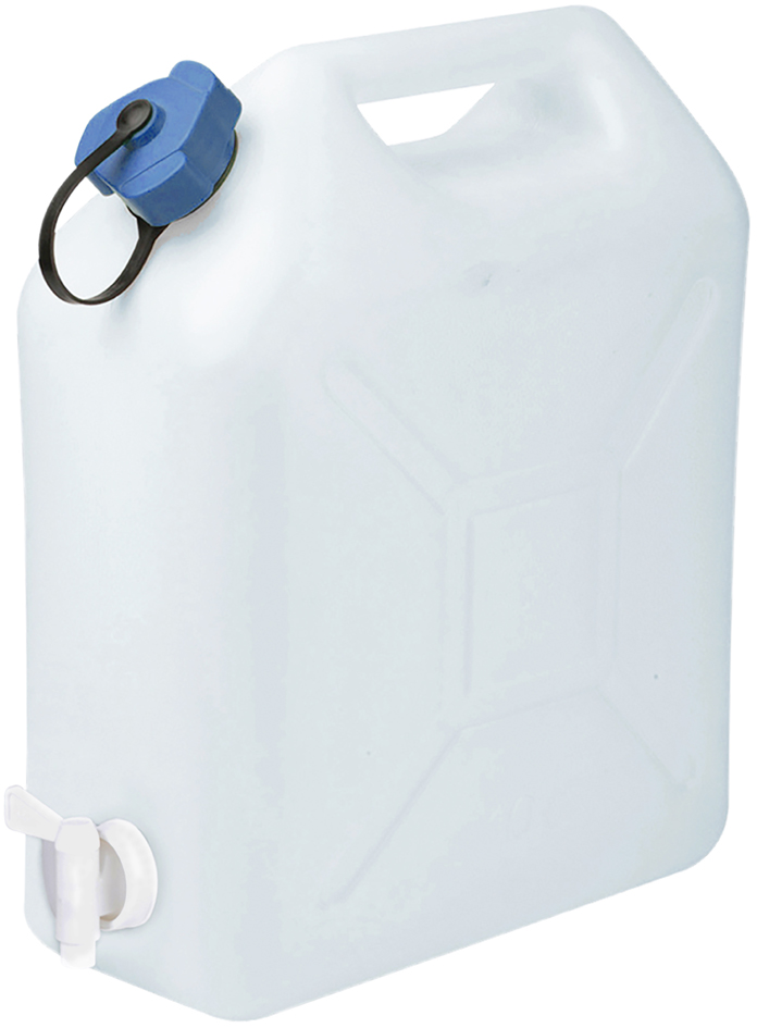 EDA Wasserkanister Extra Stark, weiß, 20 Liter von eda