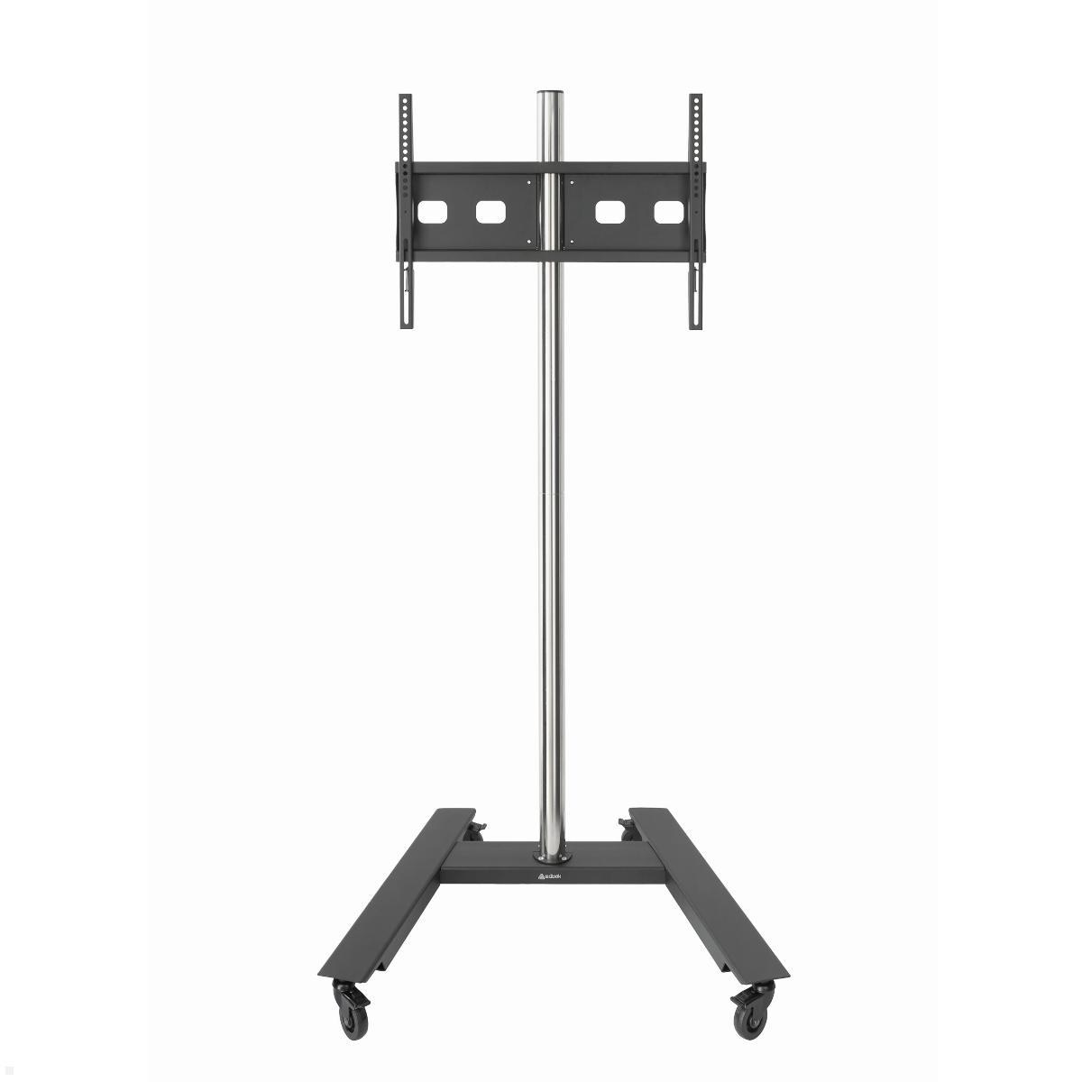 Edbak TR5E mobiler TV St?nder h?henverstellbar 42 - 65 Zoll, Edelstahl Edbak TR5E mobiler TV St?nder h?henverstellbar 42 - 65 Zoll, Edelstahl von edbak