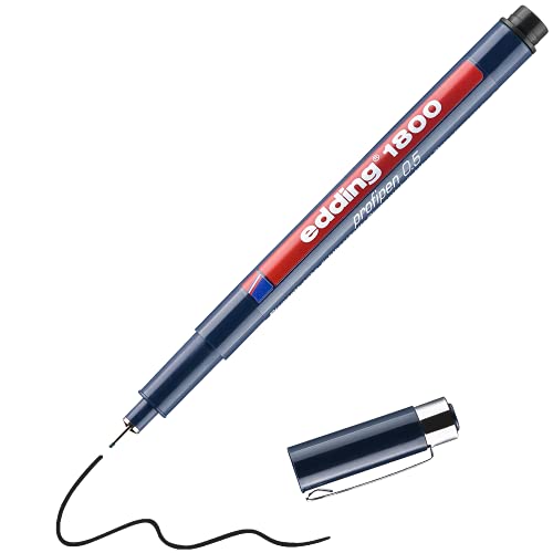 Edding 1800 Profipen Fineliner (In 3 verschiedenen Farben erhältlich) von edding