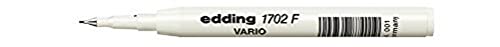 Edding 4-1702001 - Ersatzmine für Fineliner 1700 Vario, schwarz von edding