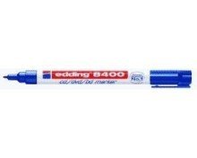 Edding CD-Marker 8400 fr permanente Beschriftung, Strichstärke ca. 0,5-1 mm - blau von edding