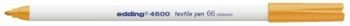 Edding Textilmarker edding 4600 - Rundspitze, 1 mm, neon ora von edding