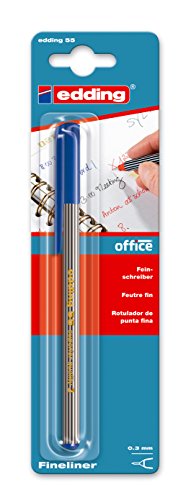 Fineliner 55 0,3mm blau von edding