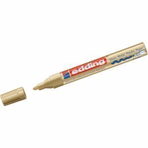 Glanzlack - Marker / Lackstift "edding" (GOLD / Mod. 750 - Stärke 2-4 mm) von edding