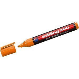 edding 10 x Permanentmarker 300 orange edding 10 x Permanentmarker 300 orange von edding
