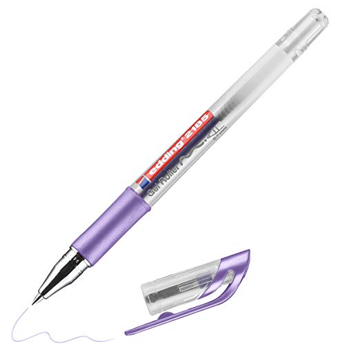 edding 2185 Gelroller - violett-metallic - 1 Stift - 0,7 mm - Gelstifte zum Schreiben, Malen, Mandala, Bulletjournal - Gelschreiber, Gelmalstifte edding 2185 Gelroller - violett-metallic - 1 Stift - 0,7 mm - Gelstifte zum Schreiben, Malen, Mandala, Bulletjournal - Gelschreiber, Gelmalstifte von edding