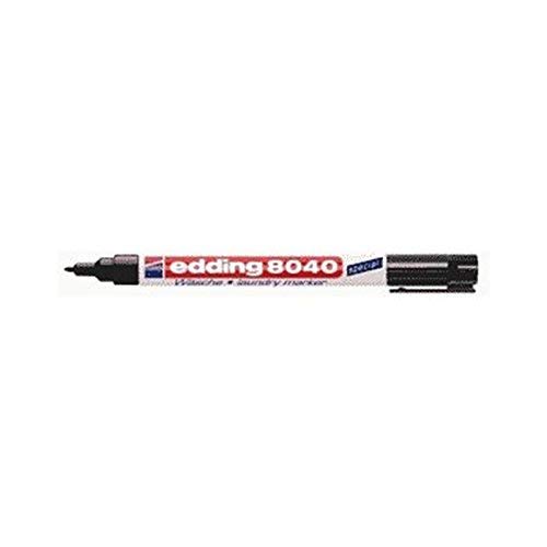 edding 8040 Wäschemarker - Schwarz - Permanentes Beschriften von Textilien und Kleidung - Waschfest und Kochfest bis 95 Grad Celsius (2) von edding
