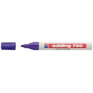 edding Lackmarker 750, Rundspitze, Strichstärke: 2-4mm, violett edding Lackmarker 750, Rundspitze, Strichstärke: 2-4mm, violett von edding