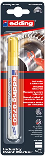 edding Lackmarker edding 8750 Industrie DIY, 2-4 mm, gelb von edding