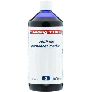 edding Nachfülltinte T 1000 Permanentmarker 1000ml blau von edding
