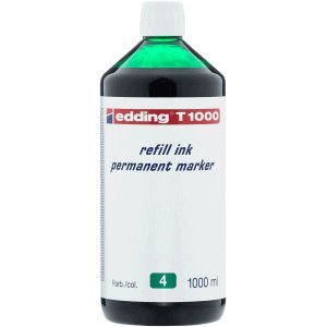 edding Nachfülltinte T 1000 Permanentmarker 1000ml grün von edding