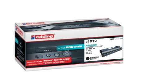 edding Toner EDD-1012 - Schwarz - Reichweite 2200 Seiten - Ersetzt Brother TN-230Bk von edding